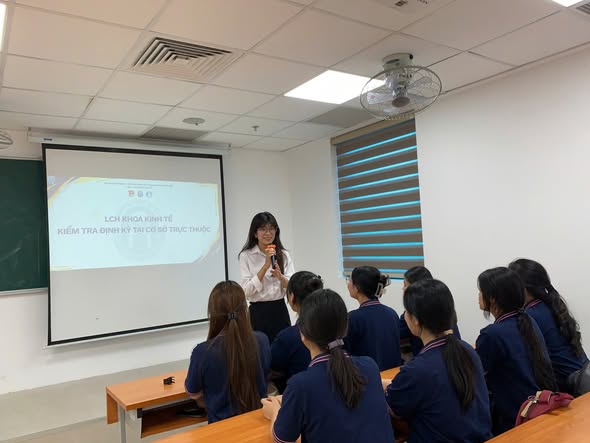 LIÊN CHI HỘI KHOA KINH TẾ TIẾN HÀNH KIỂM TRA ĐỊNH KỲ TẠI CÁC CƠ SỞ TRỰC THUỘC